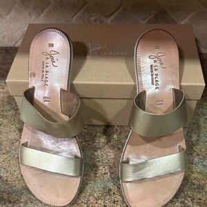 Joie gold Women's Sandals
